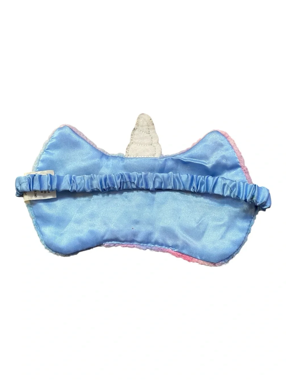 Plush Unicorn Kids Sleep Mask - Pastel Rainbow